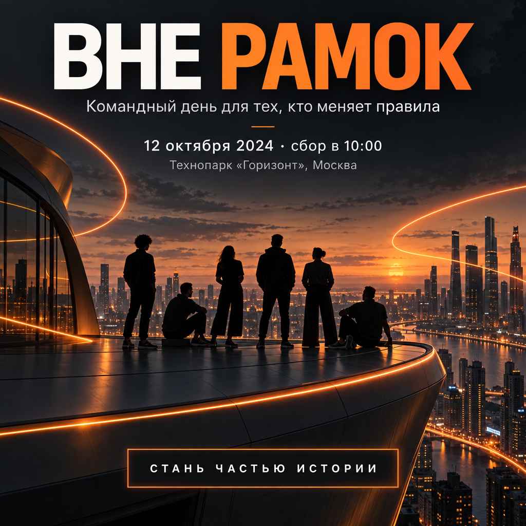 Афиша: Вне рамок / командный день
